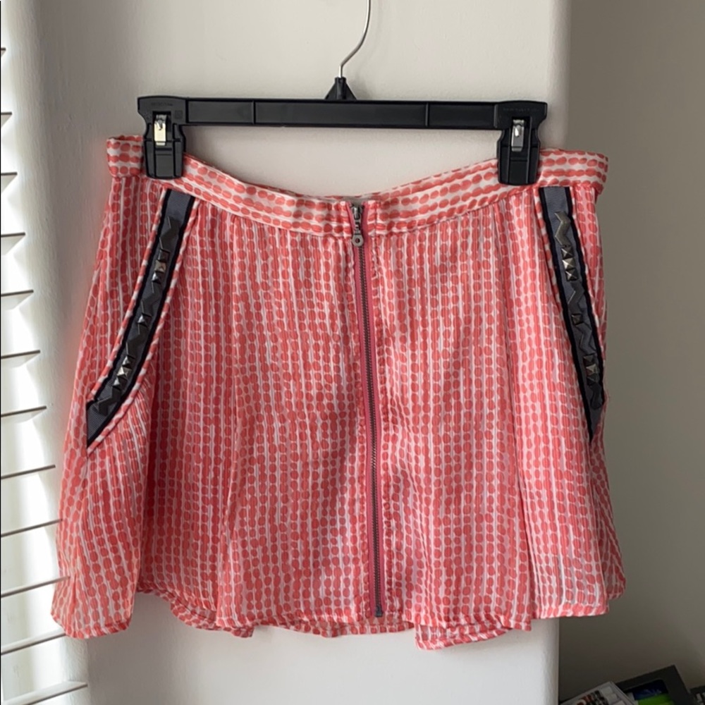 bcbg generation mini studded skirt size xs